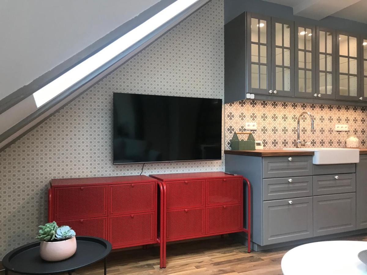 Attic Apartment On Waterfront / View / Netflix Praga Exterior foto